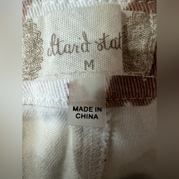 Altar’d State Cow Print Fringe High Rise Flares Size M - Picture 7 of 10